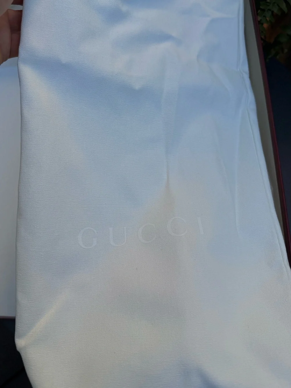 Authentic Gucci Burgundy Empty Shoe Storage Box 15”x8.5”x5.5”
